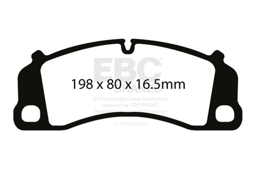 EBC bluestuff brake pads front fits 2013 15 Porsche 911 991 Gt3 3 8l Cast Iron