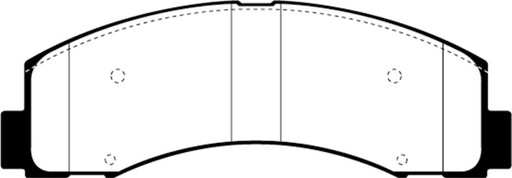 EBC yellowstuff brake pads front fits 2018 Ford F 150 2 7l Twin Turbo 2wd