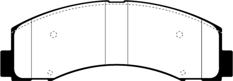 EBC yellowstuff brake pads front fits 2018 Ford F 150 2 7l Twin Turbo 2wd