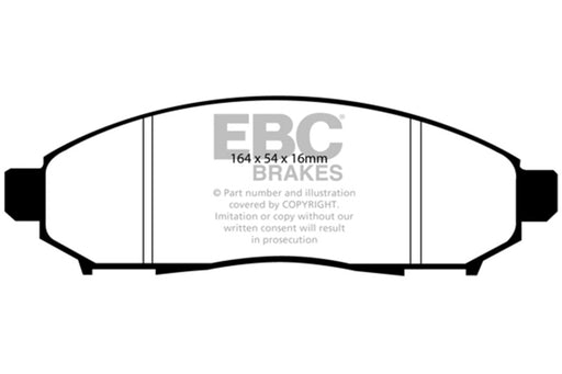 EBC ultimax brake pads front part UD1094 fits 2005 Nissan Frontier 2 5 2wd Ultimax2