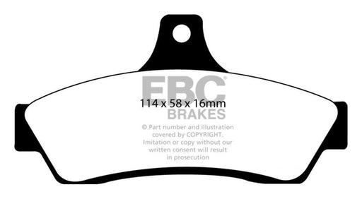 EBC redstuff brake pads rear fits 2003 04 Pontiac Gto 5 7 Solid