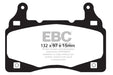 EBC yellowstuff brake pads front fits 2011 15 Chevrolet Camaro 5th Gen 6 2