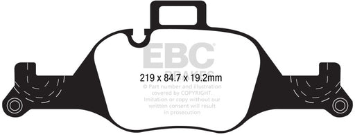 EBC redstuff brake pads front fits 2017 Bmw 530 G30