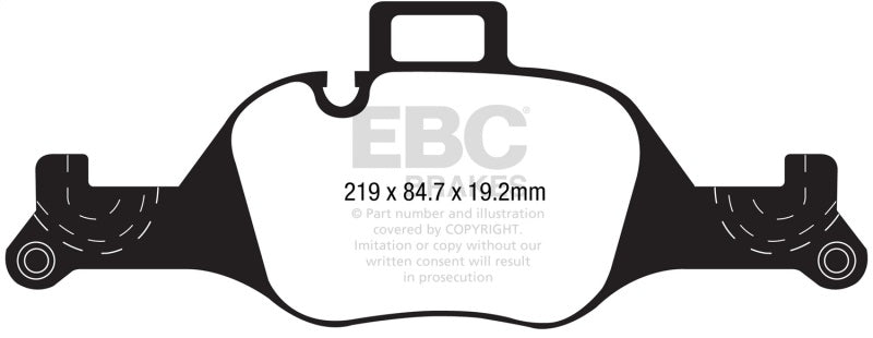 EBC redstuff brake pads front fits 2017 Bmw 530 G30