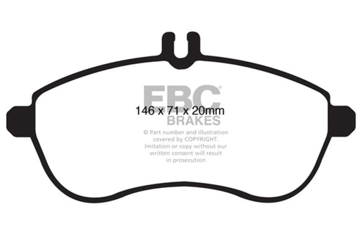 EBC ultimax brake pads front part UD1340 fits 2012 14 Mercedes Benz C250 W204 1 8 Turbo Ultimax2