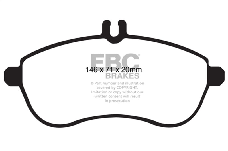 EBC ultimax brake pads front part UD1340 fits 2012 14 Mercedes Benz C250 W204 1 8 Turbo Ultimax2