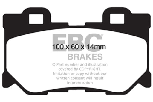 EBC redstuff brake pads rear fits 2008 13 Infiniti Fx50 5 0