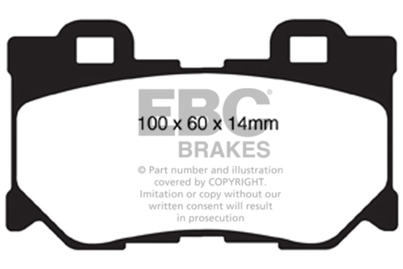 EBC redstuff brake pads rear fits 2008 13 Infiniti Fx50 5 0