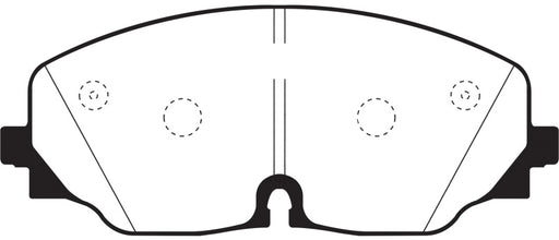 EBC greenstuff brake pads front part DP63087 fits 2017 Volkswagen Atlas 2 0l Turbo