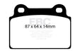 EBC bluestuff brake pads rear fits 2008 16 Mitsubishi Lancer Evo 10 2 0 Turbo 1 Piece