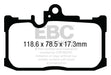 EBC yellowstuff brake pads front fits 2013 Lexus Gs350 3 5 F Sport Rwd