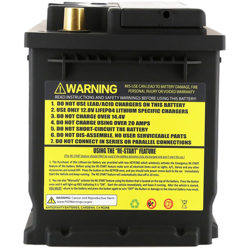 Antigravity Batteries batteries fits Antigravity H6 Group 48 Lithium Car Battery