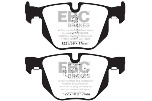 EBC redstuff brake pads rear fits 2010 14 Bmw X5 3 0 Turbo 35