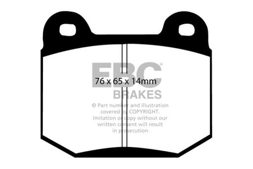 EBC redstuff brake pads rear fits 1999 03 Mitsubishi Lancer Evolution 2 0 Turbo