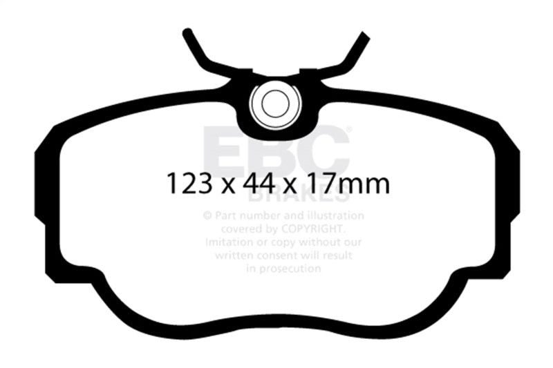 EBC redstuff brake pads front fits 1983 85 Bmw 318 1 8 E30