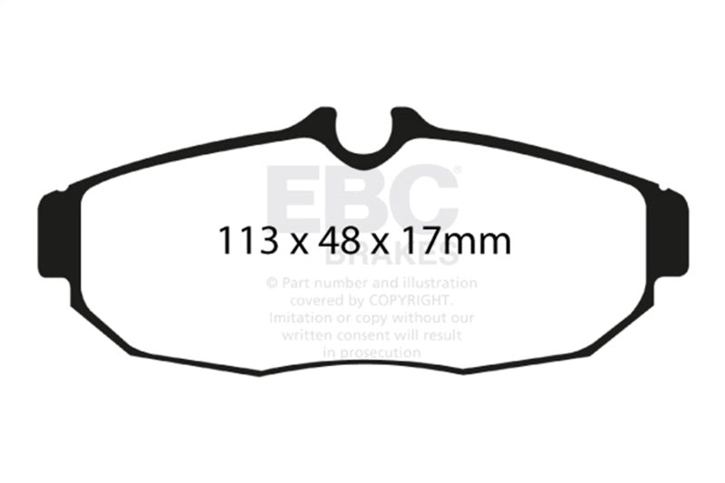 EBC bluestuff brake pads rear fits 2005 10 Ford Mustang 4 0