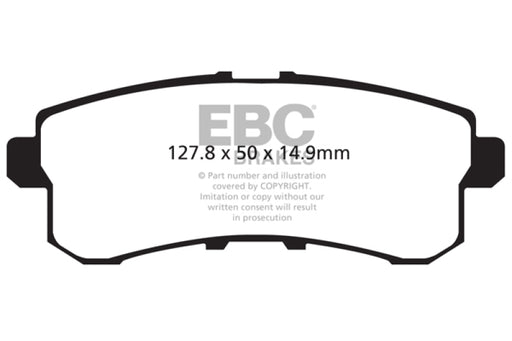 EBC yellowstuff brake pads rear fits 2011 13 Infiniti Qx56 5 6