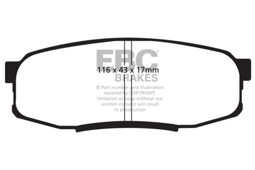 EBC brake pads rear part ED91816 fits 2008 Lexus Lx570 5 7 Extra Duty