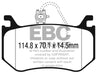 EBC bluestuff brake pads rear fits 2016 Alfa Romeo Giulia 2 9l Twin Turbo