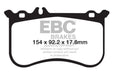 EBC yellowstuff brake pads front fits 2010 11 Mercedes Benz Cl550 5 5 Amg Sport Pkg