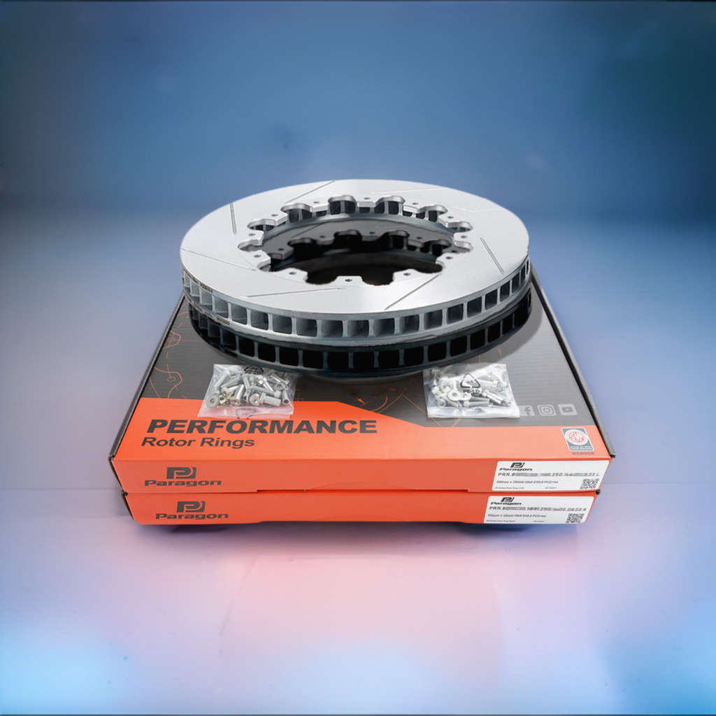 355mm Replacement Rotors - Paragon Mono6 Big Brake Kit — Alcon Brake Kits