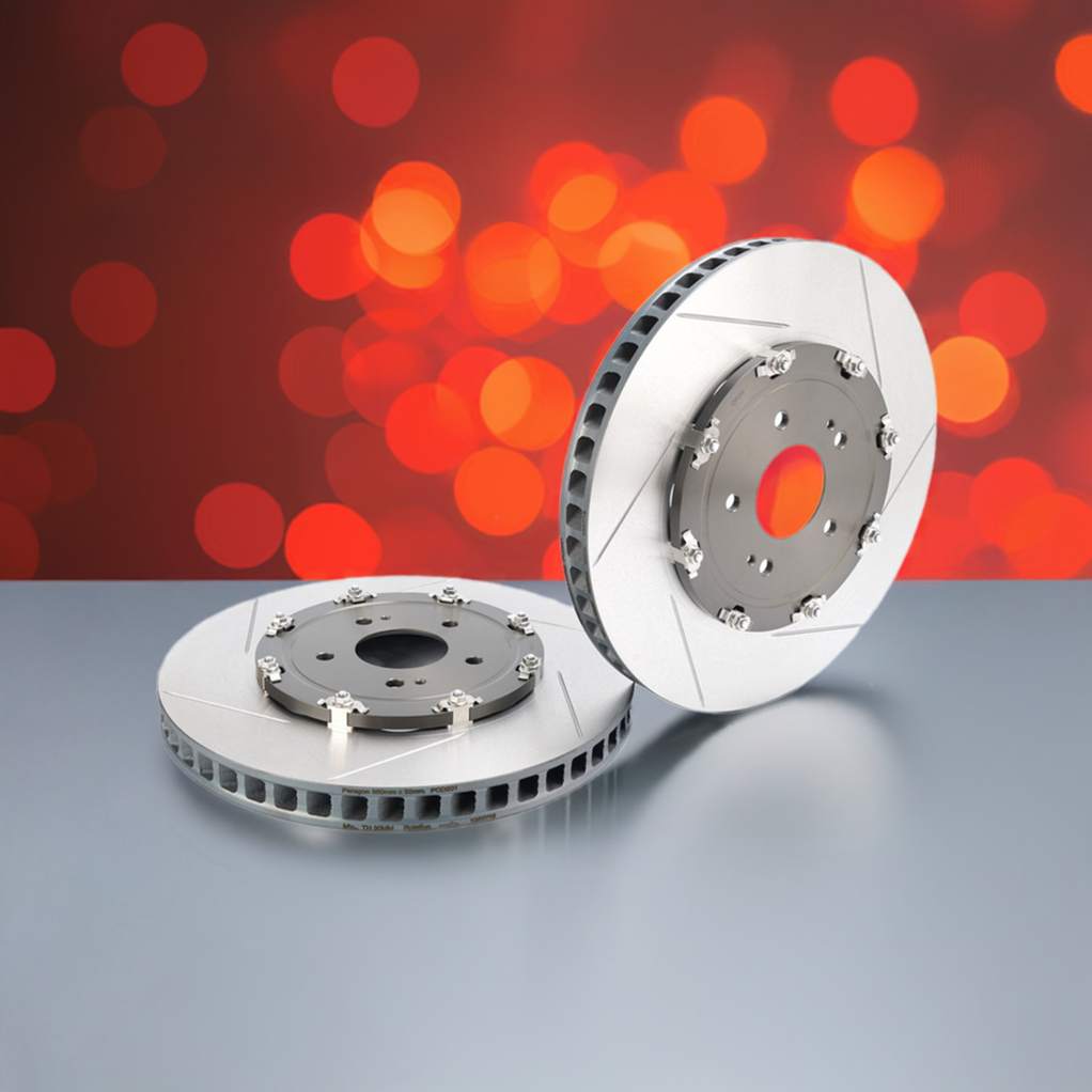EVO X 2-pc Floating Brake Rotors (Front) — Alcon Brake Kits