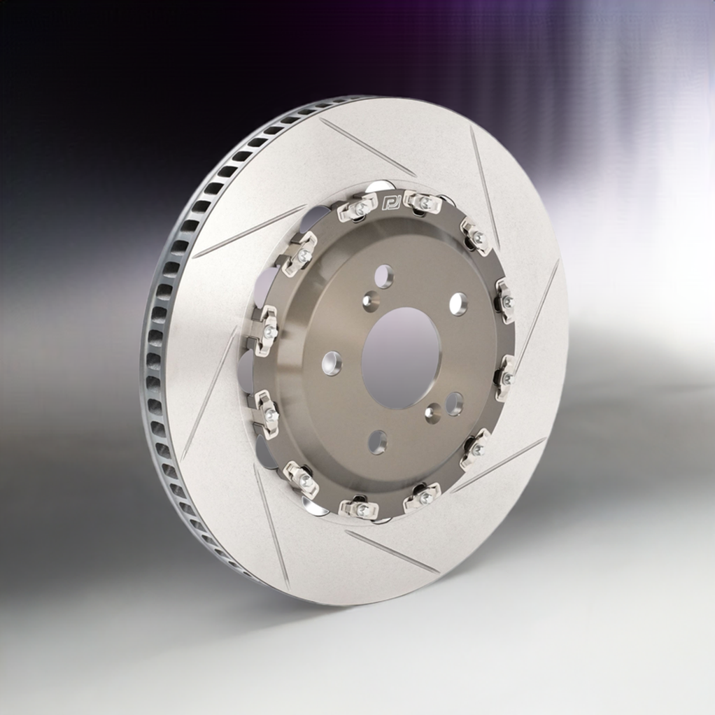 WRX STI Spec-C Type RA-R 2-piece Floating Brake Rotors (Front) — Alcon ...