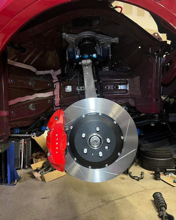 Tesla Model 3 AWD Performance / Model Y - Larger Rotor Performance 2 Piece Rotors - (Front) 385mm x 28mm (15.16" x 1.10")