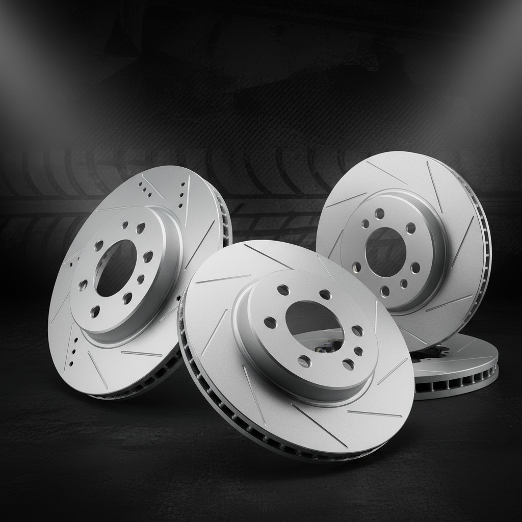 Replacement Brake Rotors - Textured Background