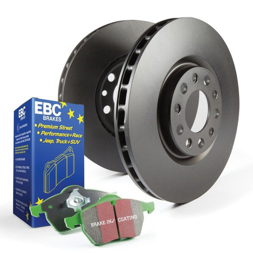 EBC | Front Greenstuff 2000 Pad and Plain Vented Rotor Kit | PN: S11KF1609