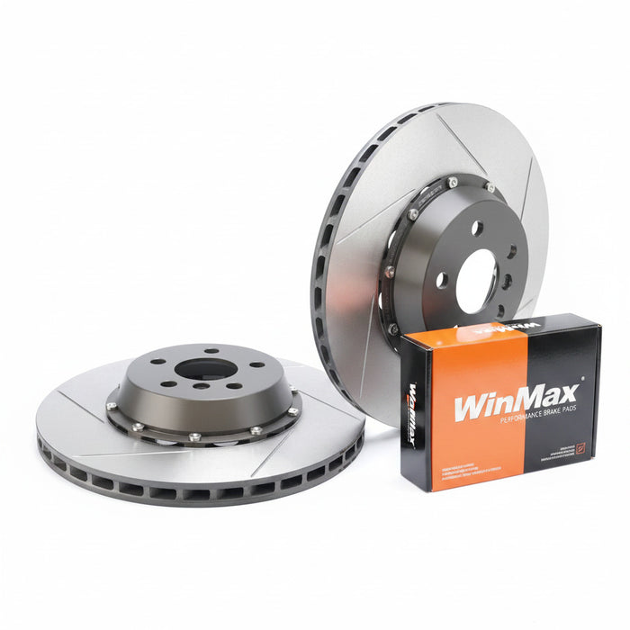 Audi TT RS (Rear) Performance 2-Piece Rotor and Brake Pad Package