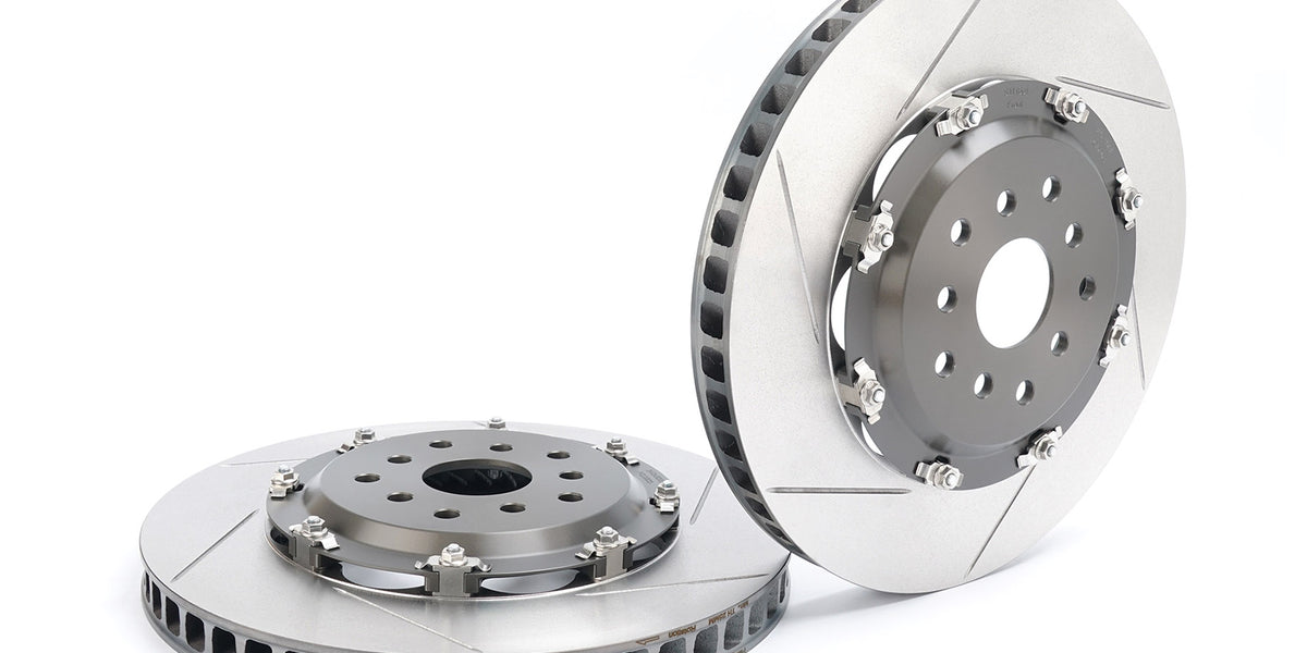 WRX STI Spec-C Type RA-R 2-piece Floating Brake Rotors (Front) — Alcon ...