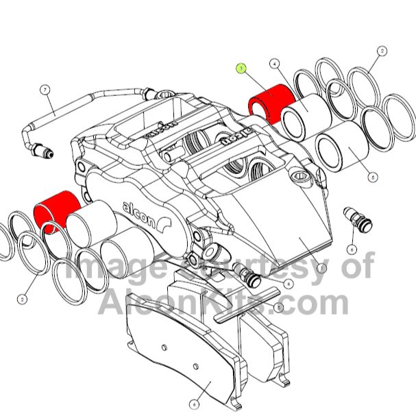 Alcon Caliper Rebuild service