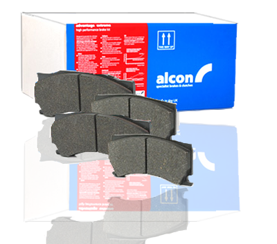 Ford Raptor Park Brake Rotor Ford SVT Raptor / F-150 Rear Brake Pads (for two piece rotors) — Alcon ...