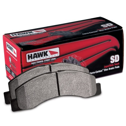 Hawk SuperDuty Raptor Stock Caliper Rear pads (Manual Parking Brake)