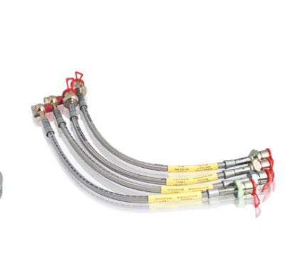 Alcon LC200 braided brake hose kit - Front.