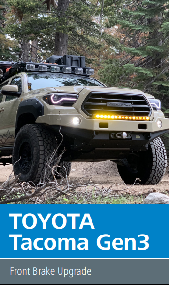 Toyota Tacoma Offroad big brake kit